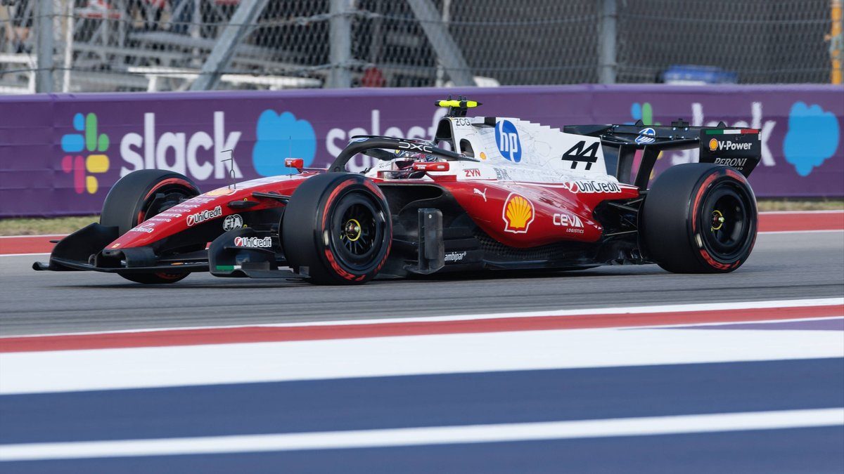 Lewis Hamilton Ferrarin ratissa Austinin aika-ajossa