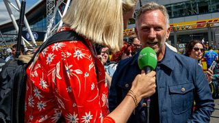 Christian Horner Britannian GP:ssä Silverstonessa heinäkuussa 2026