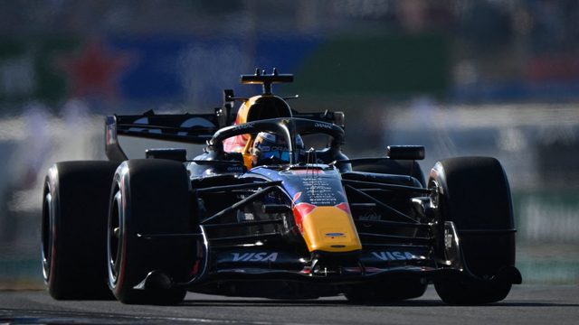 Max Verstappen (Red Bull Racing) ajaa Austinin perjantain harjoituksissa