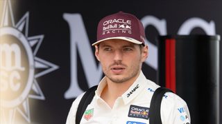 Max Verstappen (Red Bull Racing) saapuu varikolle Austinissa Yhdysvaltain GP:n kilpailupäivänä
