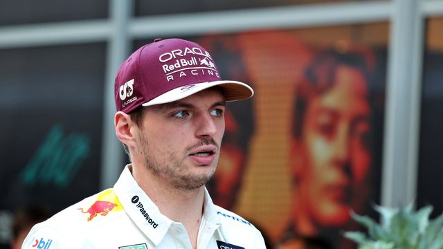Max Verstappen (Red Bull Racing) Red Bullin asussa Yhdysvaltain GP:n varikolla Austinissa